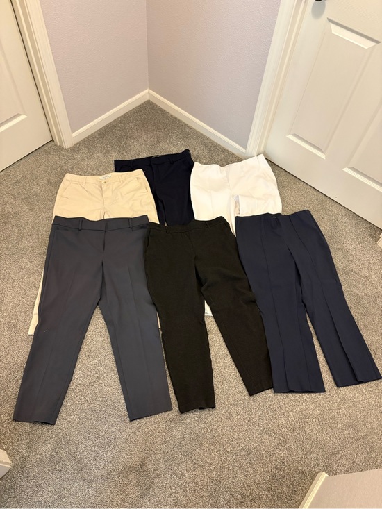 LOFT Pants - LOFT Women's Mixed Color Dress Trousers - Navy, Black, White, Khaki